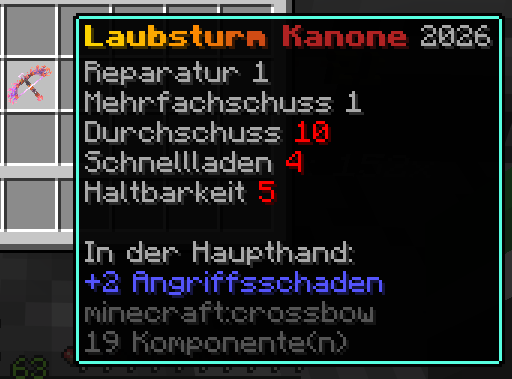 Laubsturm Kanone 2026